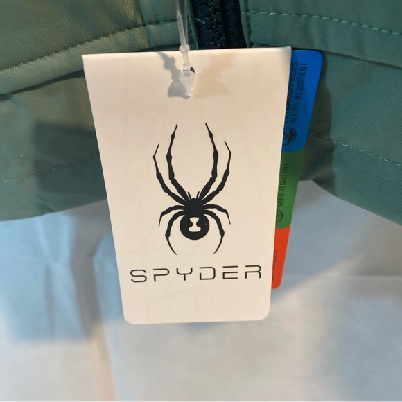 Spyder Hooded Jacket in Sage - Picture 3 of 6